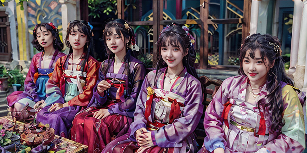 00086-835826223-best quality,masterpiece,rich details,hanfu,tang style outfits,beautiful face,teen,glamor,black eyes,multicolored hair,happy,lon.png